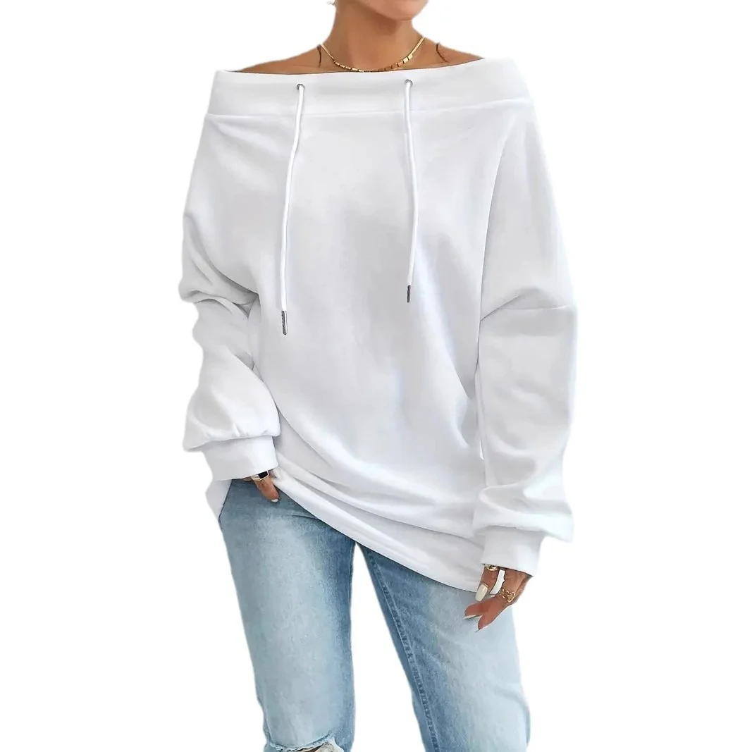 New Sexy Loose Top Sweatshirt For Women